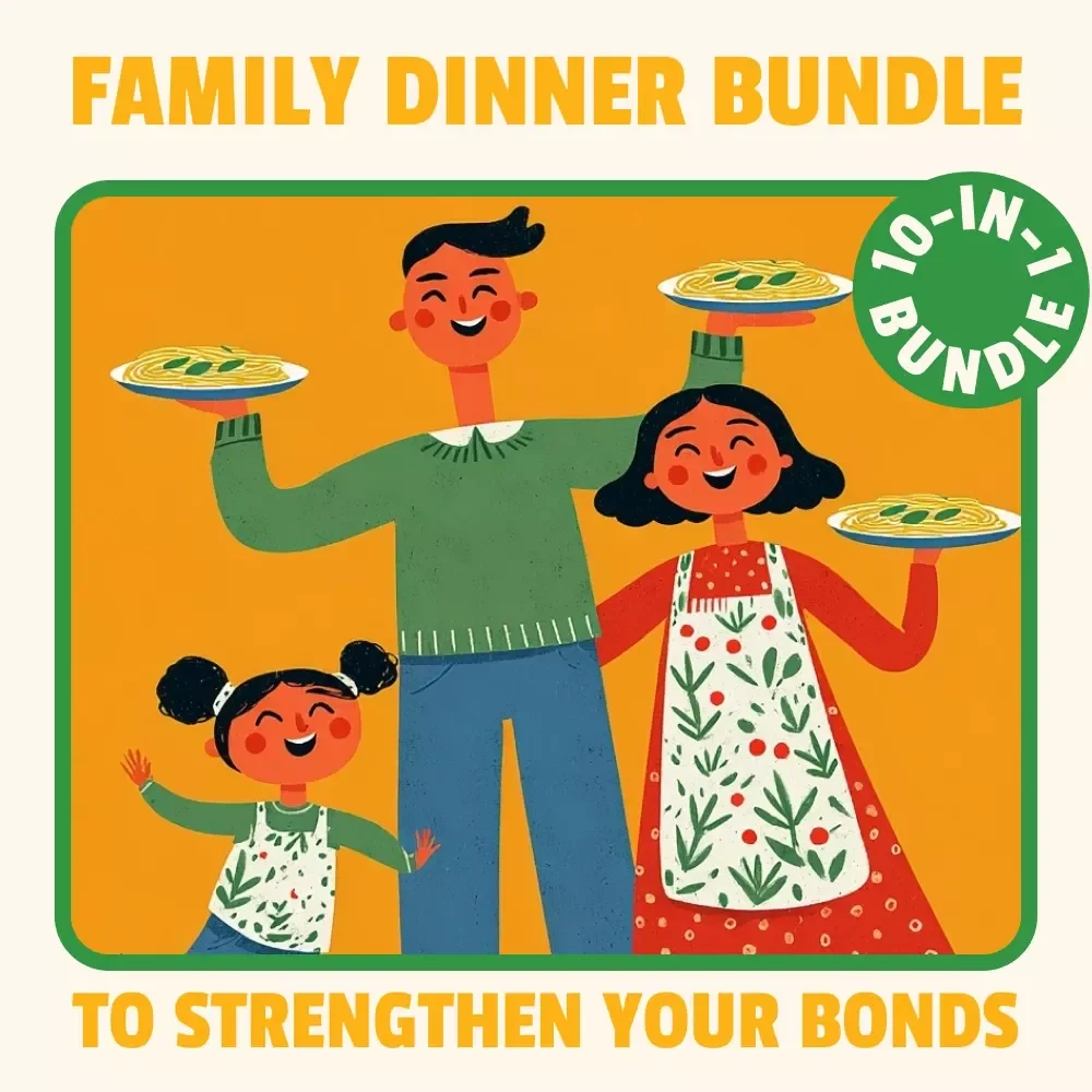 Family Dinner Bundle to Strengthen Your Bonds - 10-in-1 Digital Download Pack — video