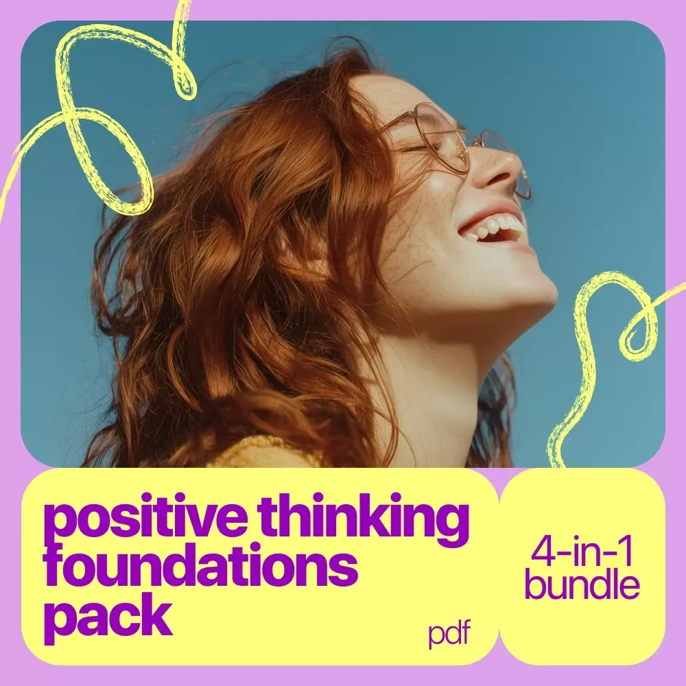 Positive Thinking Foundations Pack – 4 in 1 Digital Bundle | what is positive thinking | Guides, eBooks & Checklists for a Brighter Mindset — video