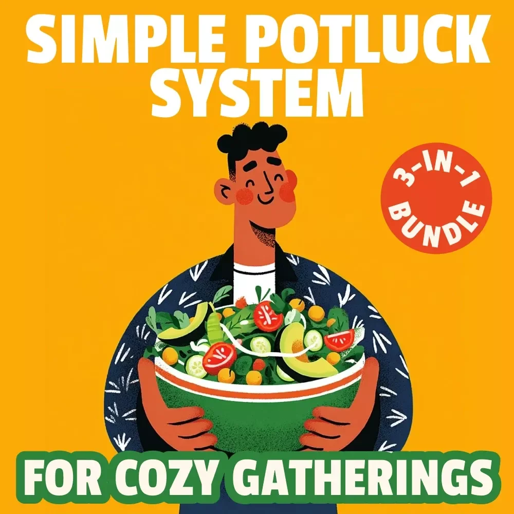 Simple Potluck System for Cozy Gatherings - 3-in-1 Bundle for Easy Comfort Food Potlucks — video