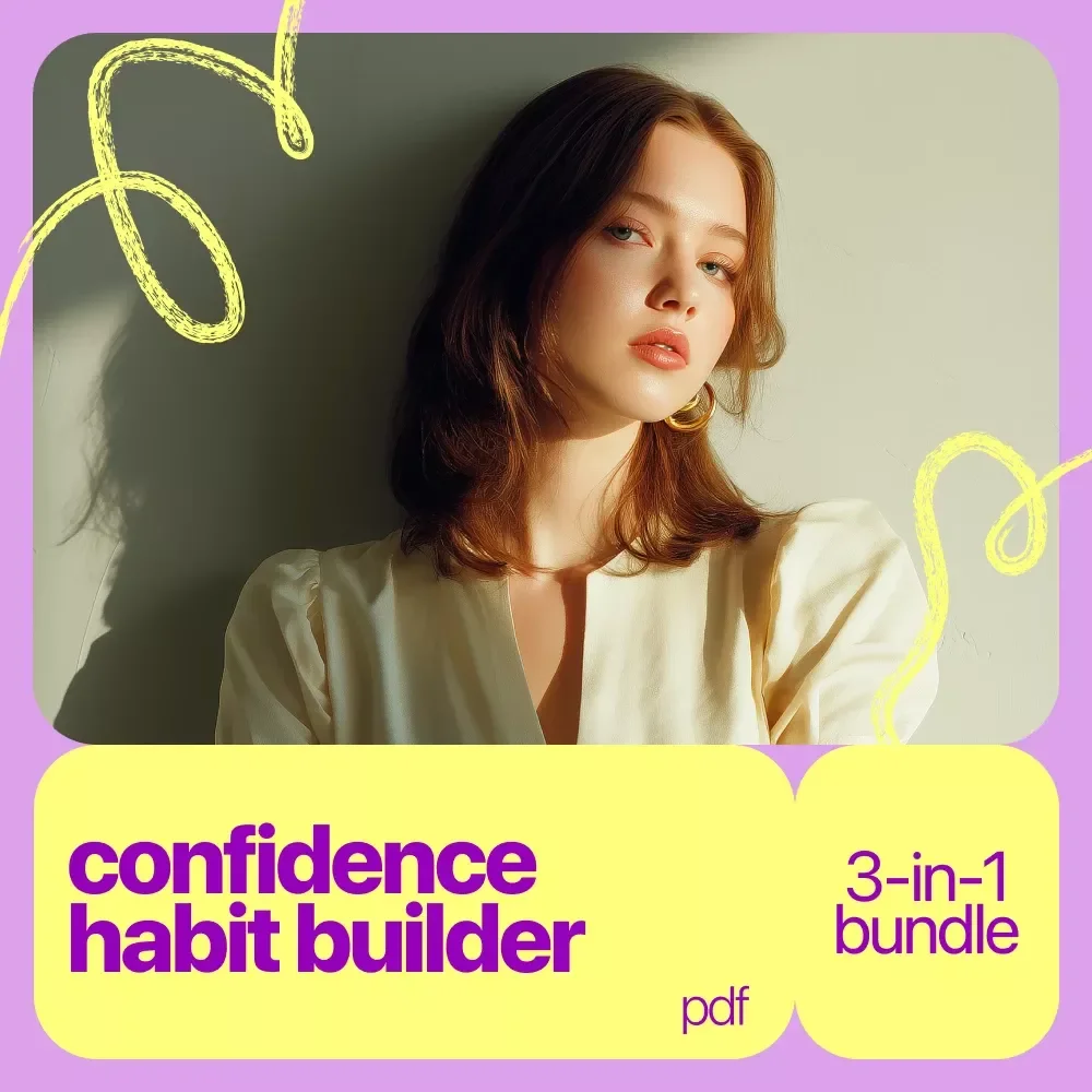 Confidence Habit Builder: 3-in-1 Bundle - Calm Confidence, AI Confidence Kickstart Checklist, Confidence Grows When You Do the Work — video