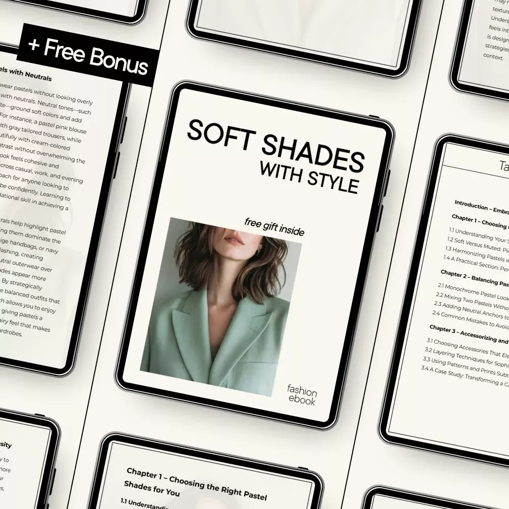 Soft Shades with Style: The Ultimate Guide to Wearing Pastels with Elegance – Digital Download eBook — video