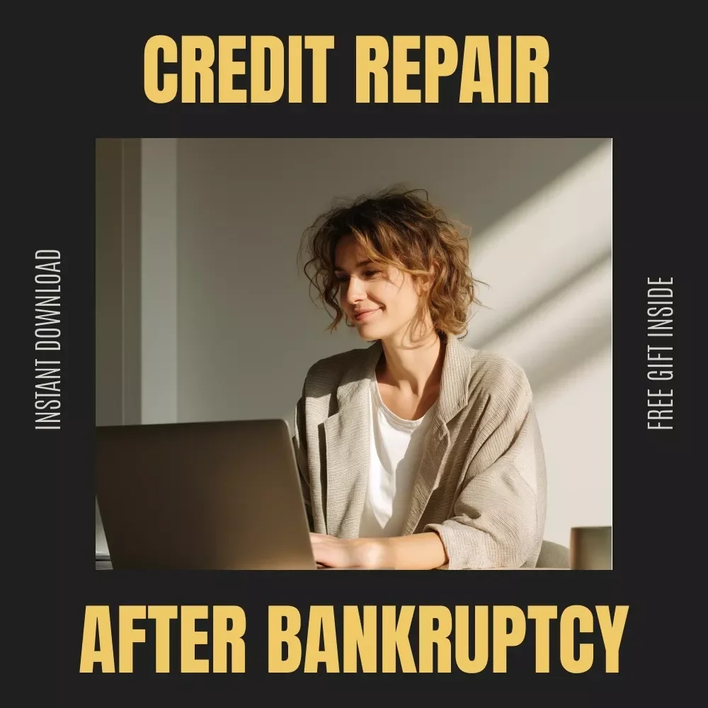Credit Repair Checklist After Bankruptcy | Printable Credit Recovery Guide • Post-Bankruptcy Credit Rebuild Planner • Budgeting & Credit Score Improvement Toolkit — video