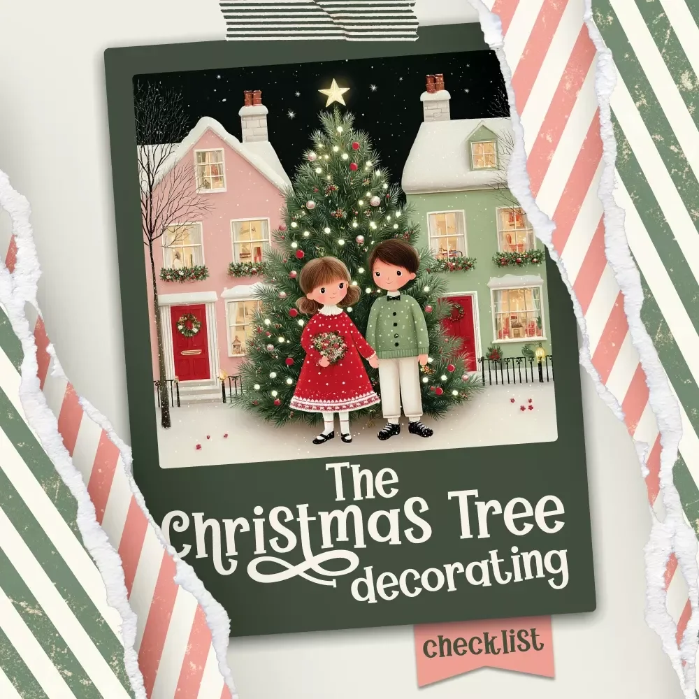 The Christmas Tree Decorating Checklist | Printable Holiday Guide | Step-by-Step How to Decorate a Christmas Tree | Festive Home Styling eBook — video