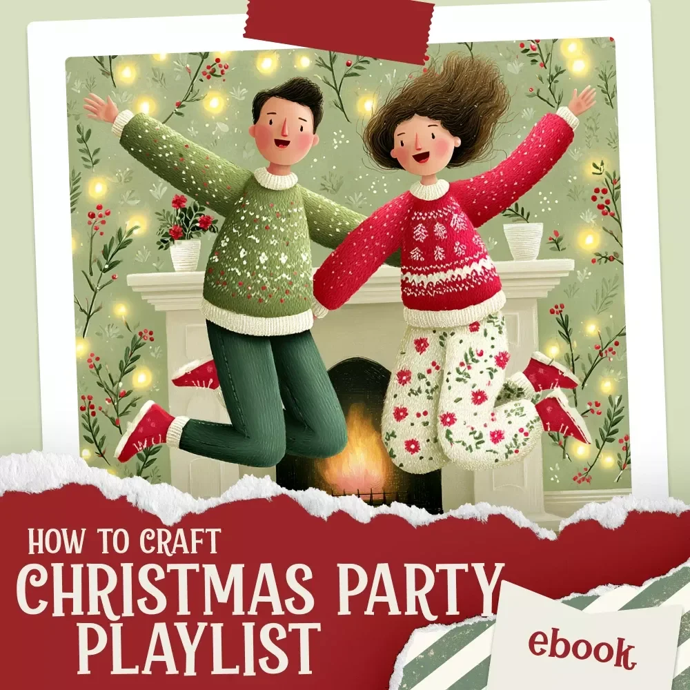 How to Craft the Ultimate Christmas Party Playlist | Festive Music Planning Ebook for Hosts | Holiday Party Guide | how to make a christmas playlist for a party — video