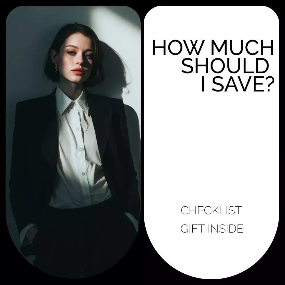 The “How Much Should I Save?” Cheat Sheet – Simple Money-Saving Checklist | Budget Planner | Digital Download for How Much to Put in Savings — video