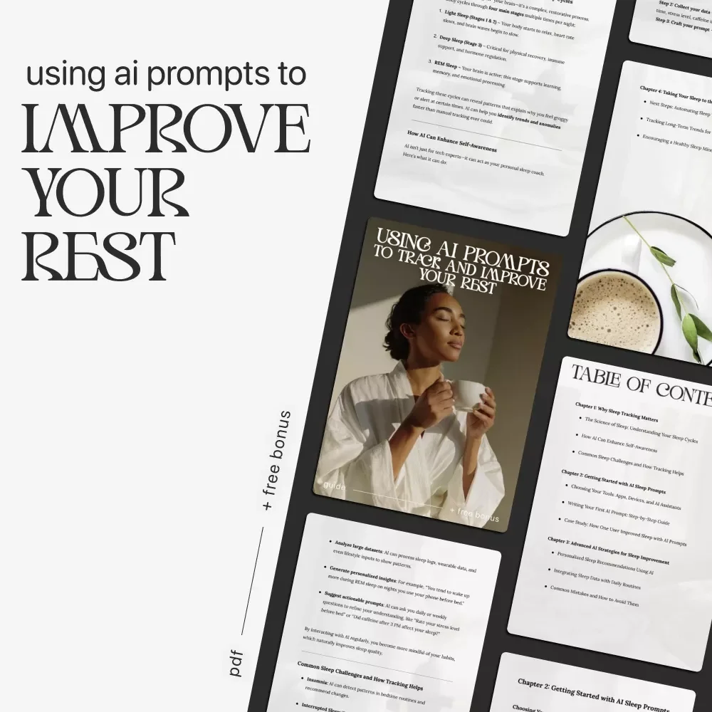 Using AI Prompts to Track and Improve Your Rest — video