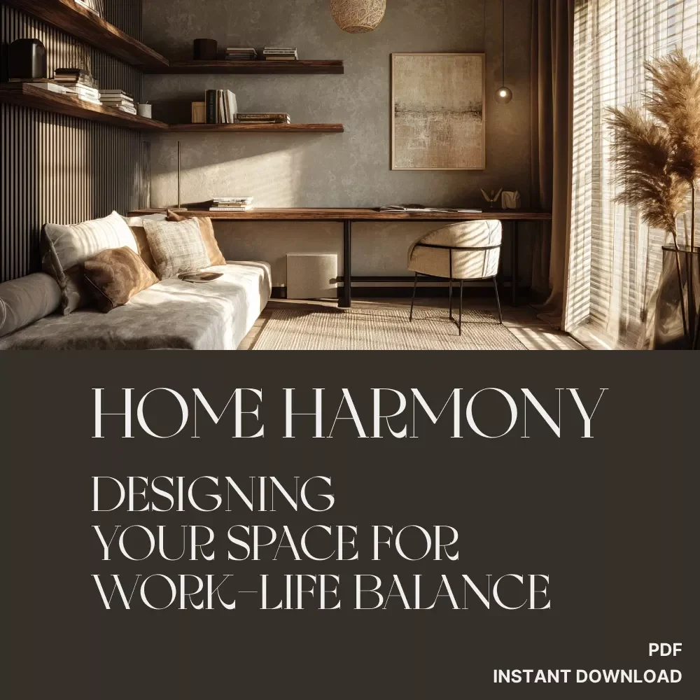 Home Harmony: Designing Your Space for Work-Life Balance | Digital Guide for a Calm, Productive Home | How to Design Home for Work Life Balance | Printable eBook for Modern Lifestyles — video