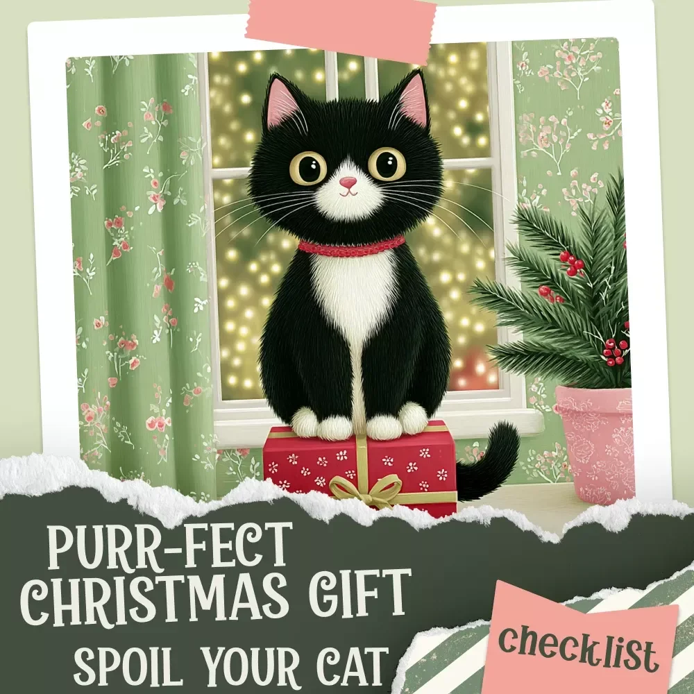 The Purr-fect Christmas Gift Checklist: Spoil Your Cat | Ultimate christmas gifts for cats Guide, Digital Download, Festive Pet Checklist for Cat Lovers — video