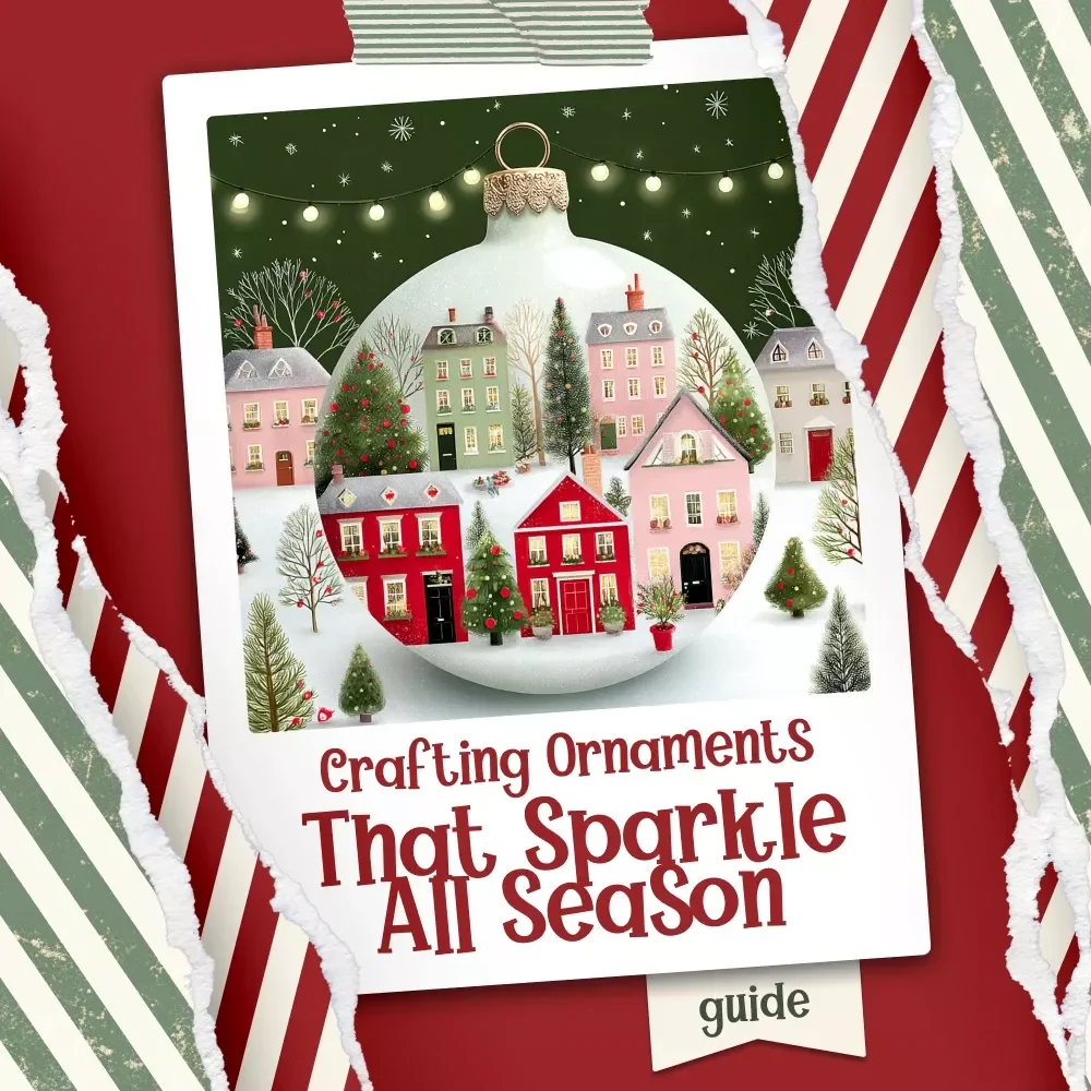 Crafting Ornaments that Sparkle All Season — DIY Christmas Ornament Guide | How to Make Christmas Tree Ornaments | Holiday Craft eBook for Creative Beginners — video