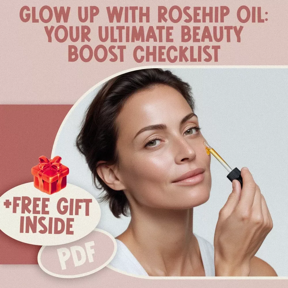 Glow Up with Rosehip Oil: Your Ultimate Beauty Boost Checklist | Skincare & Self-Care Routine Guide | Rosehip Oil Beauty Benefits Printable — video
