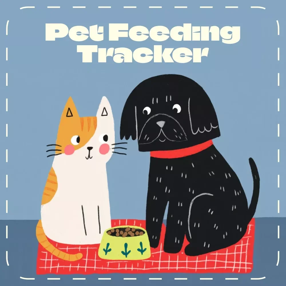 Pet Feeding Tracker Checklist | Printable Pet Care Planner | Digital Pet Feeding Schedule | Pet Food Log for Cats & Dogs | Pet Routine Organizer (Digital Download) — video