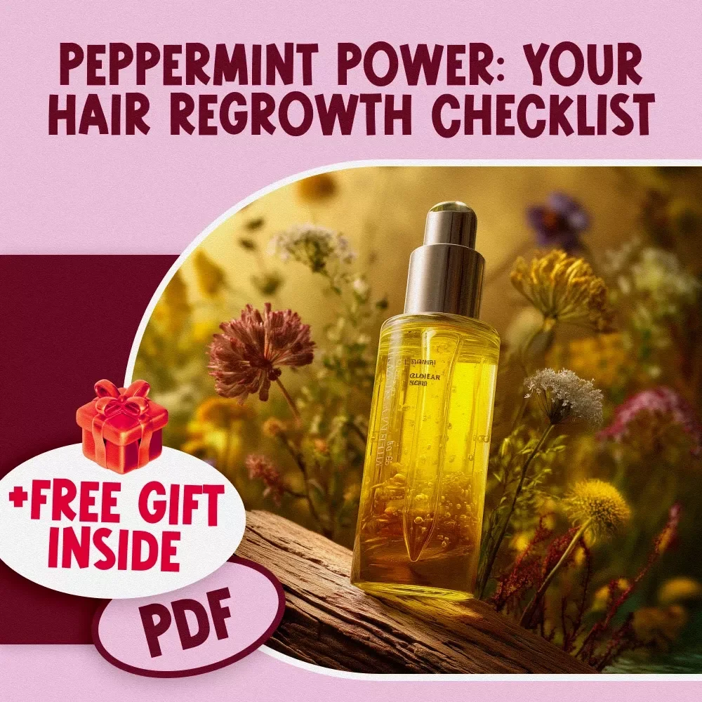Peppermint Power: Your Hair Regrowth Checklist - Natural Solution for Thinning Hair with Peppermint Oil — video