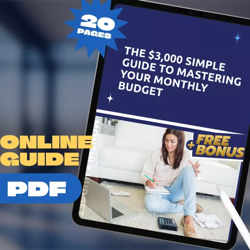 The $3,000 Simple Guide to Mastering Your Monthly Budget – How to Budget $3000 a Month | Digital Budgeting Guide, eBook, Checklist — video