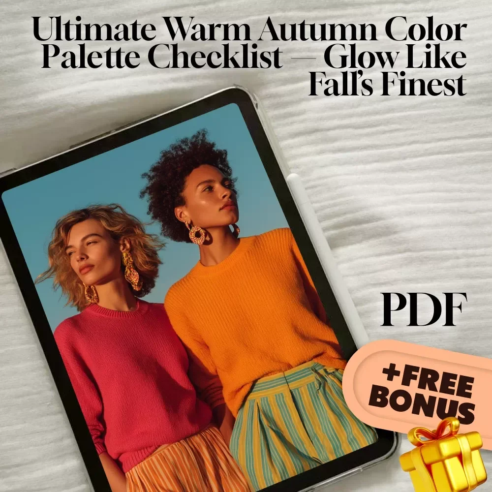 Ultimate Warm Autumn Color Palette Checklist — Glow Like Fall’s Finest | Digital Download — video