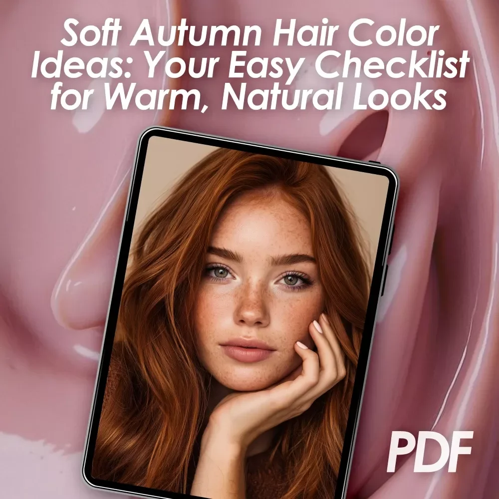 Soft Autumn Hair Color Ideas: Your Easy Checklist for Warm, Natural Looks - Digital Download — video