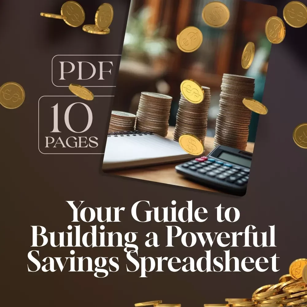 Your Guide to Building a Powerful Savings Spreadsheet | How to Make a Savings Spreadsheet | Digital Guide for Easy Financial Tracking — video