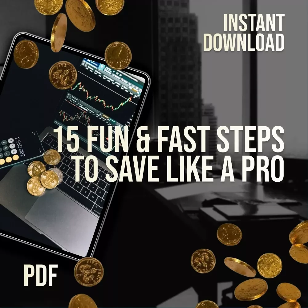 15 Fun & Fast Steps to Save Like a Pro | Budget Checklist for How to Save Up Money | Printable Money-Saving Guide — video