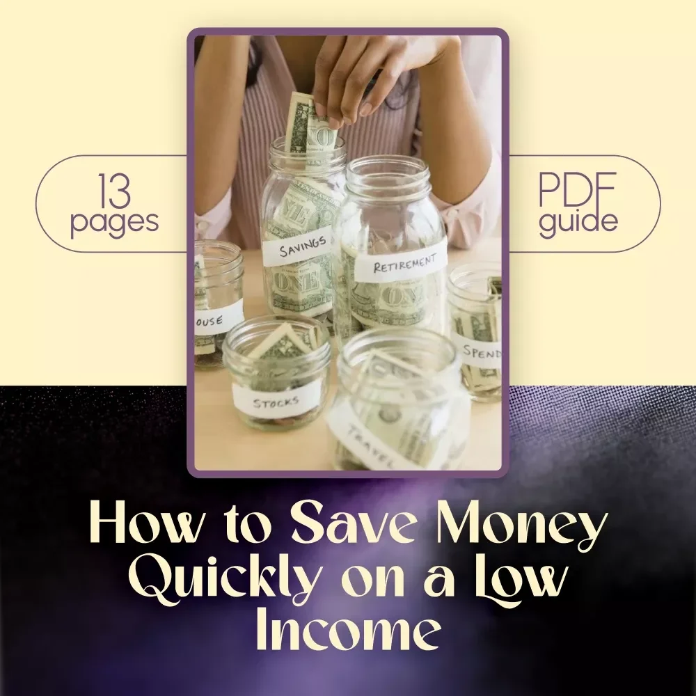 How to Save Money Quickly on a Low Income | Smart Budgeting Guide | How to Save Money with Low Income Fast | Instant Download — video