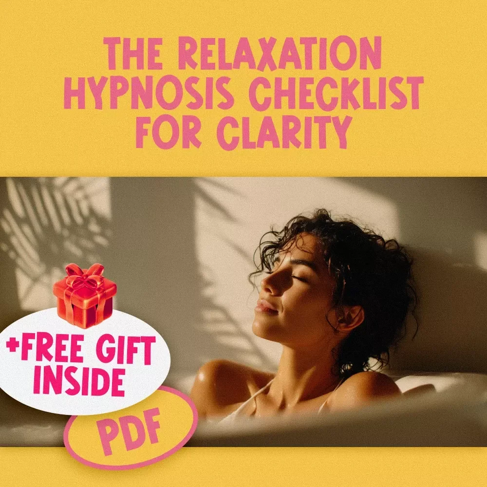 The Relaxation Hypnosis Checklist for Clarity | Digital Relaxation Hypnosis Guide & Self-Care Checklist PDF — video