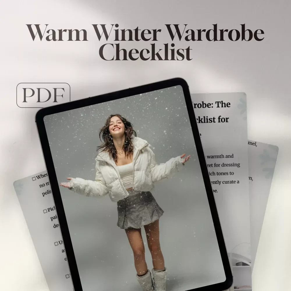 Warm Winter Wardrobe: The Ultimate Color Checklist for Radiant Style | Winter Color Palette Clothes Guide | Warm Color Wardrobe Printable — video