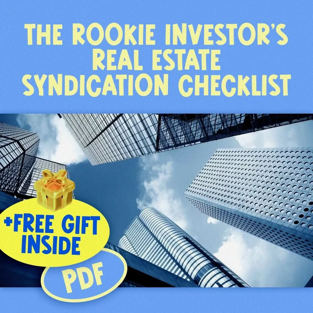 The Rookie Investor’s Real Estate Syndication Checklist | Real Estate Syndication for Beginners Digital Download Guide — video
