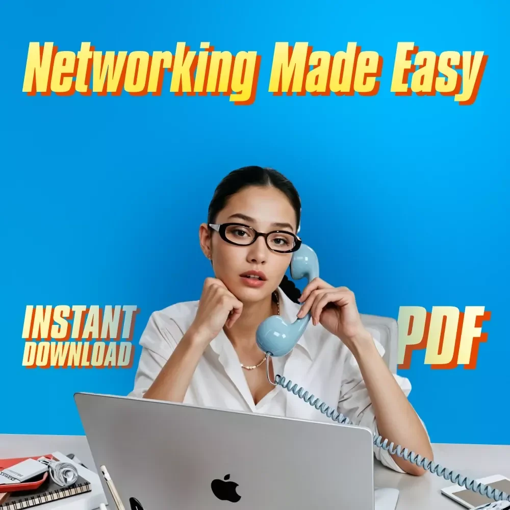Networking Made Easy Checklist | Networking for Introverts Seeking Business Connections | Printable Digital Download Guide — video