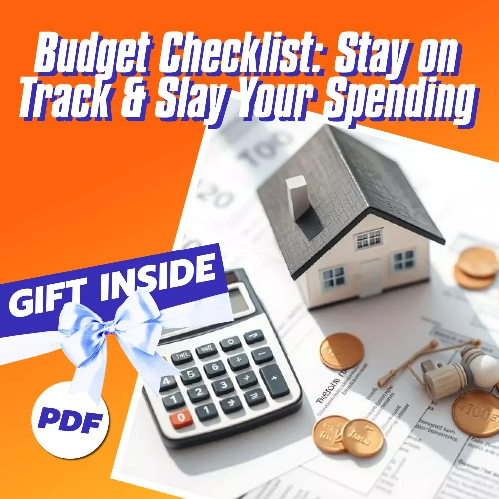 Budget Checklist: Stay on Track & Slay Your Spending | Digital Budget List | How to Make a Budget List Printable PDF — video
