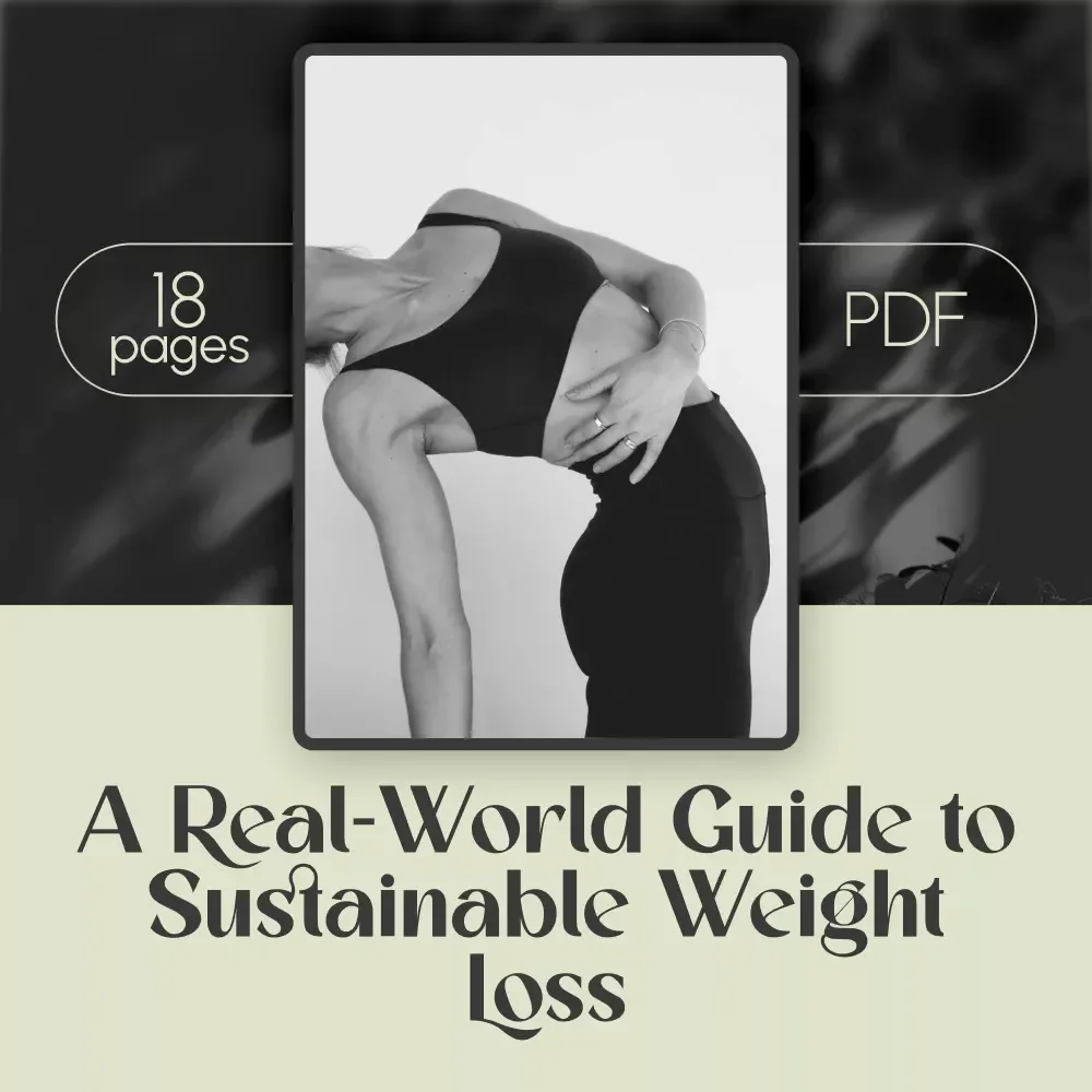 A Real-World Guide to Sustainable Weight Loss | How to Sustainably Lose Weight Digital Guide, Weight Loss Plan for Real Life — video