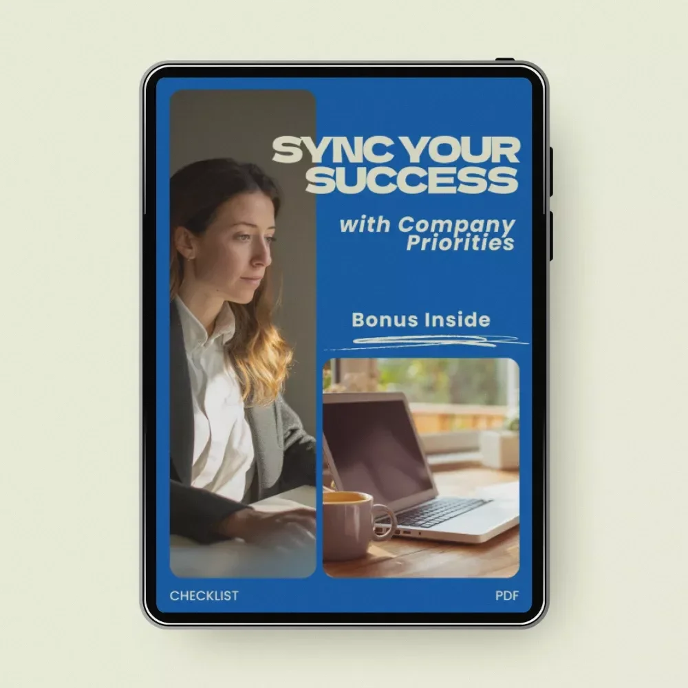 Sync Your Success with Company Priorities – Checklist for How to Align Your Goals with Company Priorities — video