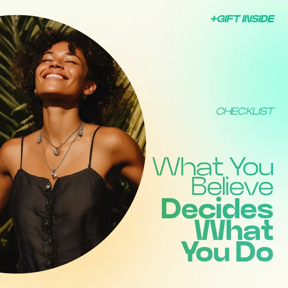 What You Believe Decides What You Do – Checklist for Understanding How Beliefs Affect Daily Decisions, Mindset Reset Guide, Productivity & Self-Growth Digital Download — video