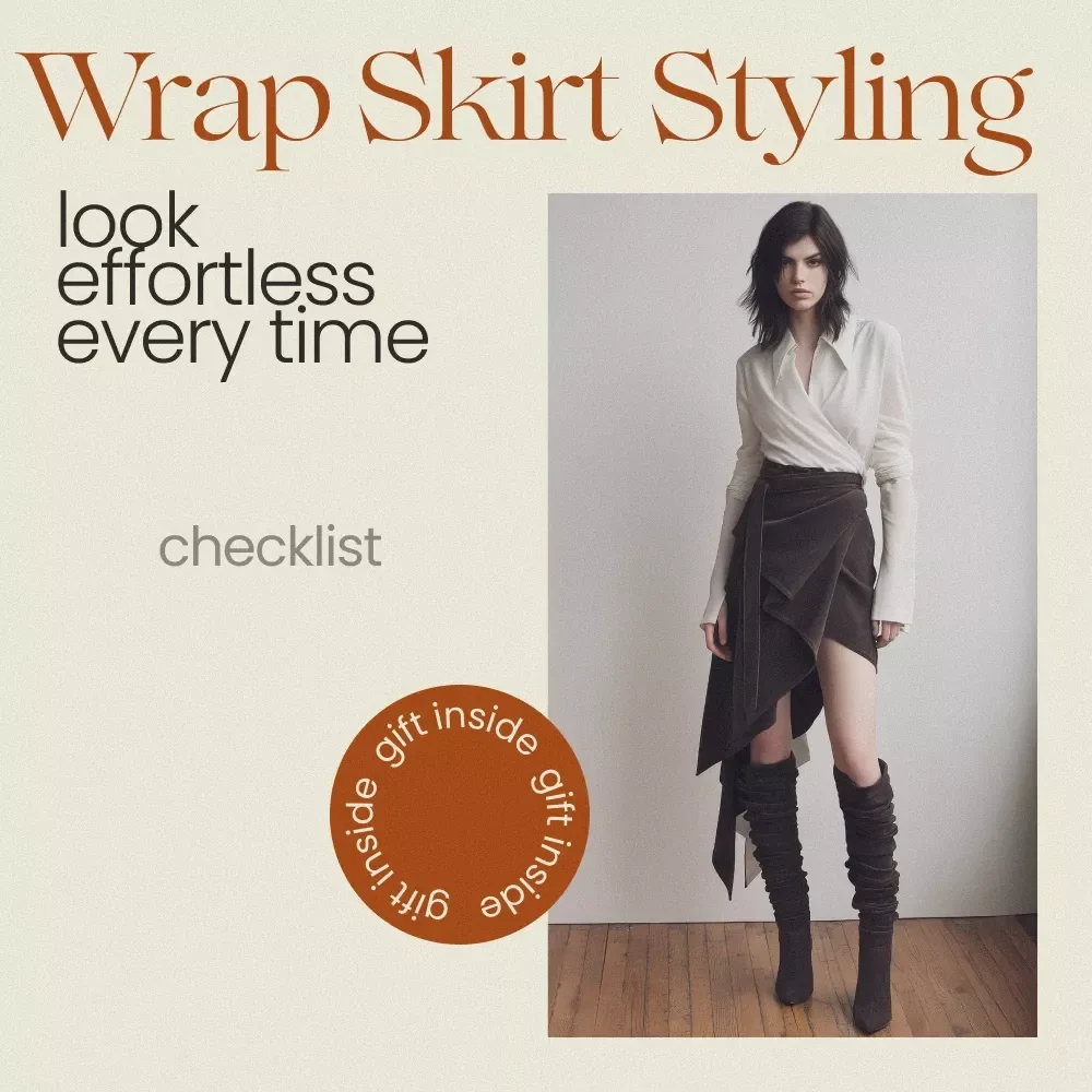 Wrap Skirt Styling Checklist Look Effortless Every Time – wrap skirt how to wear Guide, Outfit Planning Checklist, Style System Download — video