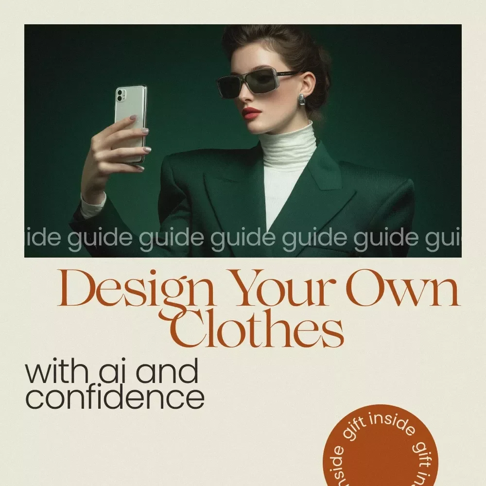 Design Your Own Clothes with AI and Confidence – Complete Guide Using ai fashion design tools to create your own clothes for Beginners & Creators | Digital Download eBook — video