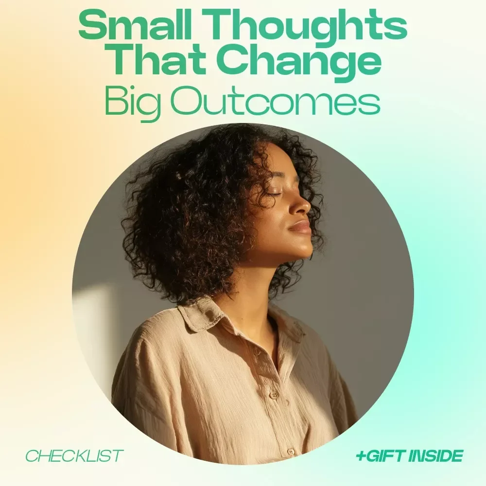 Small Thoughts That Change Big Outcomes Checklist – Small Belief Shifts That Change Behavior, Mindset Reset Guide, Daily Growth Habit Tracker, Printable Self-Improvement Tool — video