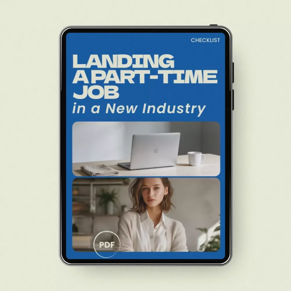 Landing a Part-Time Job in a New Industry Checklist – how to find a part time job in a new industry first, Career Change Guide, Printable Digital Download — video