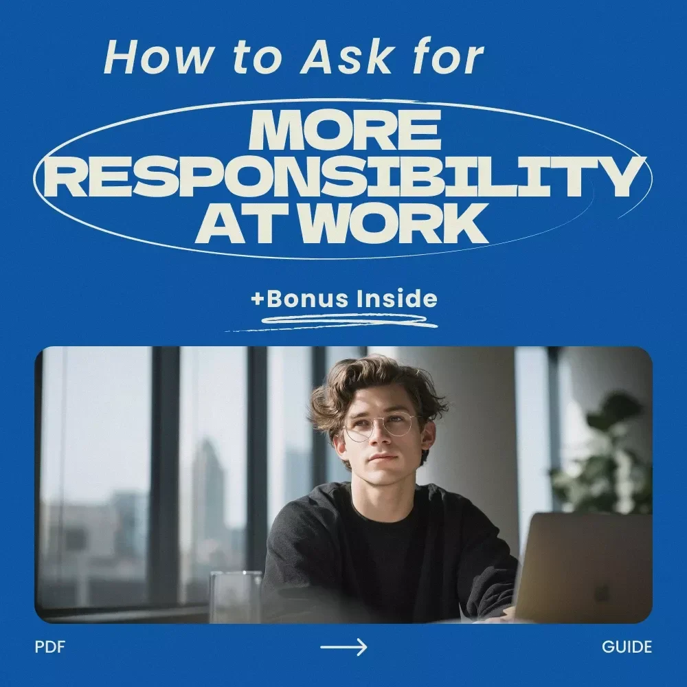 How to Ask for More Responsibility at Work Guide | Career Growth eBook, Promotion Strategy, Professional Development Checklist, Workplace Confidence Toolkit — video