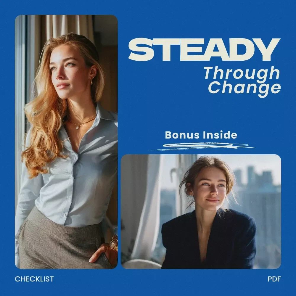 Steady Through Change – Checklist Guide for How to Manage Fear During Life Transitions, Mindset Reset Workbook, Anxiety Relief Tool, Personal Growth Planner — video