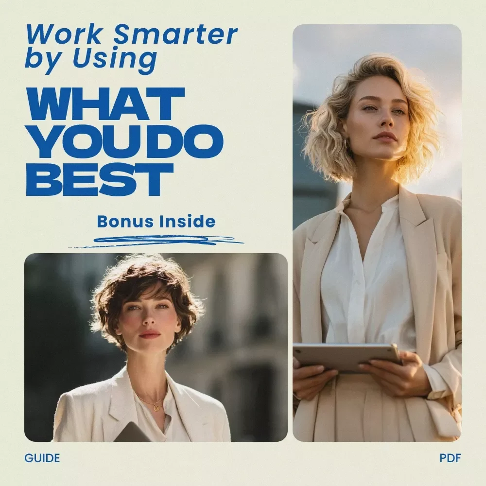 Work Smarter by Using What You Do Best – A Practical Guide on How to Use Your Strengths at Work for Career Growth, Productivity & Confidence (Digital Download) — video