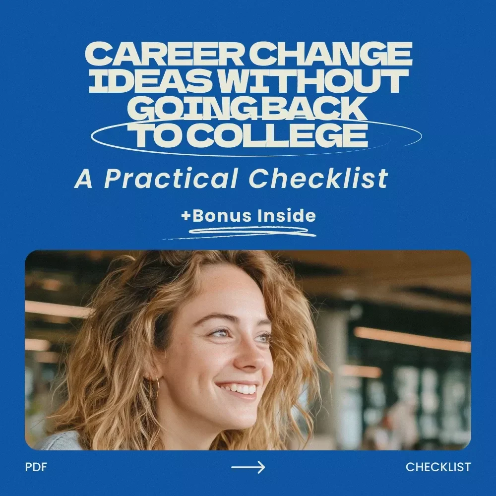 Career Change Ideas Without Going Back to College: A Practical Checklist | Digital Download Guide for Career Pivot, New Job Paths, Skill-Based Careers & Remote Work Opportunities — video