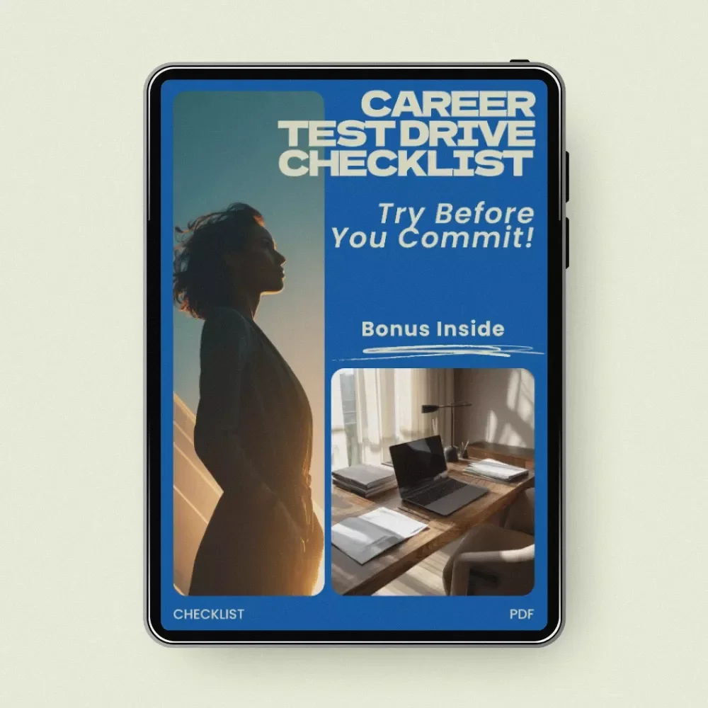 Career Test Drive Checklist: Try Before You Commit – Practical Guide on how to test drive a career before committing | Career Exploration Digital Download — video