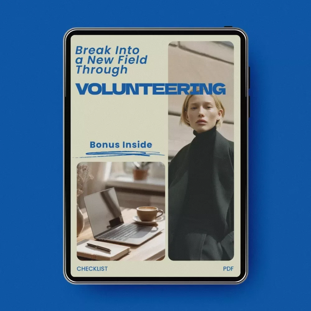 Break Into a New Field Through Volunteering – Checklist Guide for How to Volunteer for Skills in a New Industry, Career Change Planning Tool, Professional Skill-Building Digital Download — video