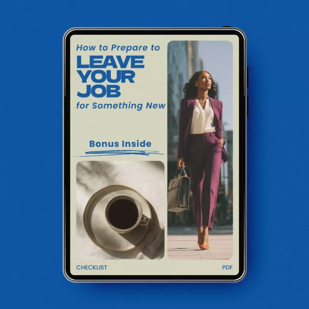 How to Prepare to Leave Your Job for Something New Checklist | Career Transition Planner, Quit Job Guide, Life Change Workbook, Digital Download — video