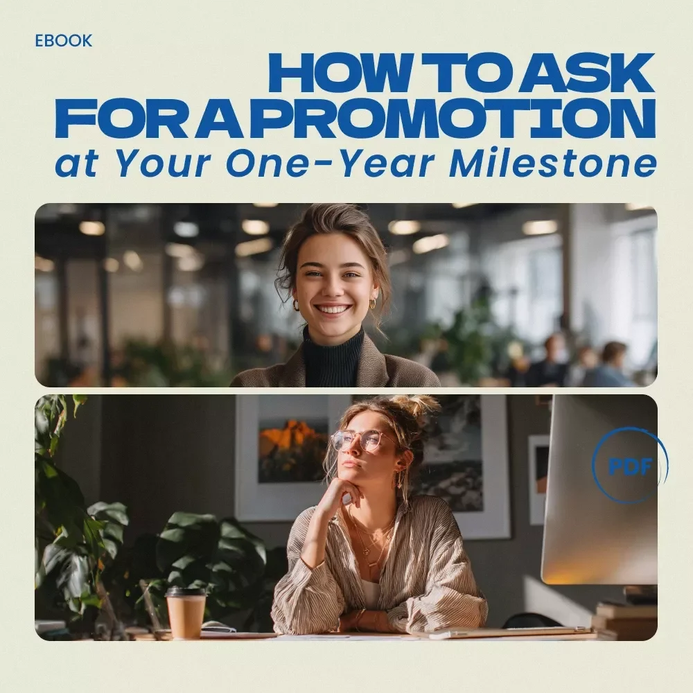 How to Ask for a Promotion at Your One-Year Milestone | Proven Guide on how to ask for a promotion at a one year mark, Career Growth eBook, Salary Negotiation Toolkit — video