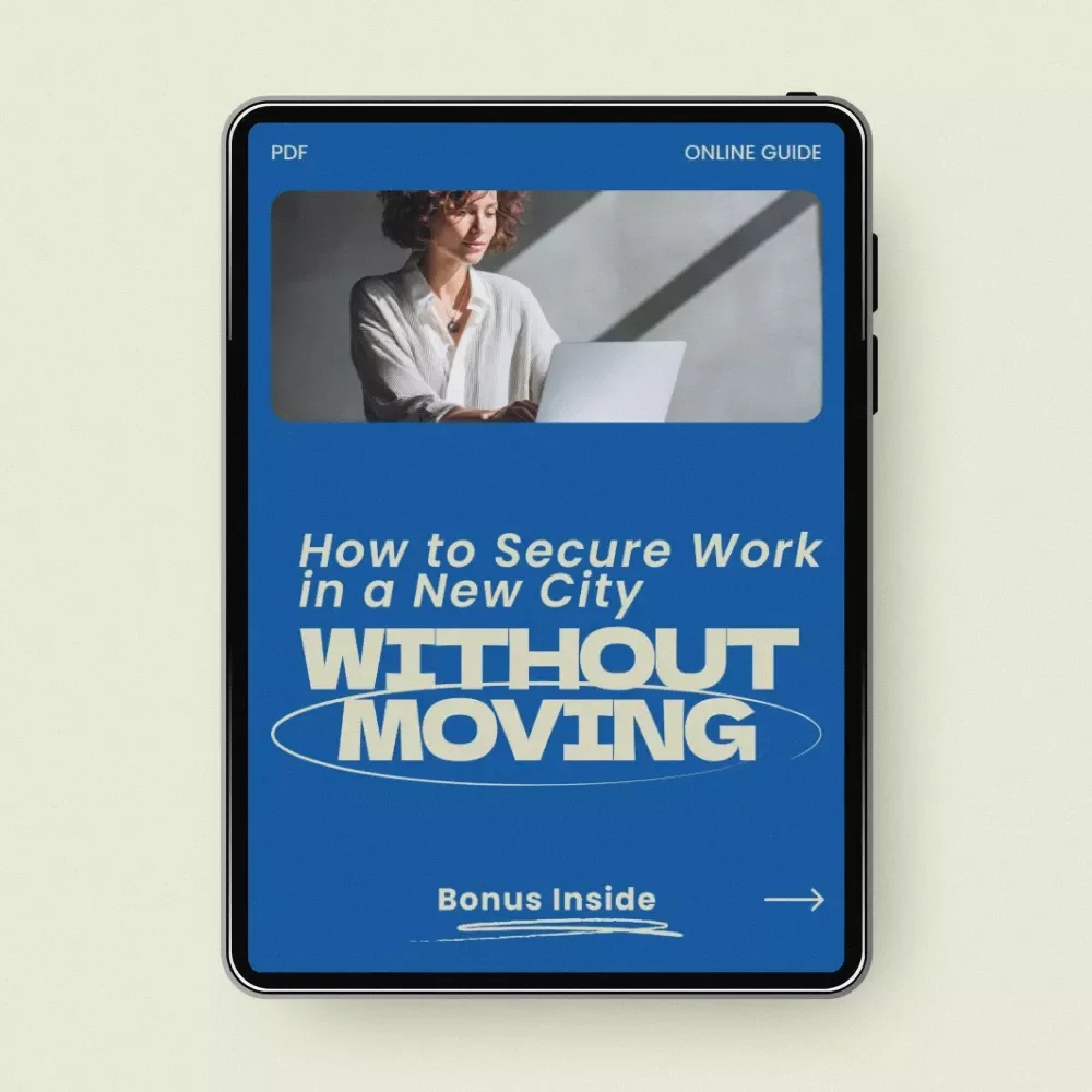How to Secure Work in a New City Without Moving – eBook Guide | How to Find a Job in a New City Without Moving First | Remote Job Search Strategy, Networking, Resume & Interview Tips — video