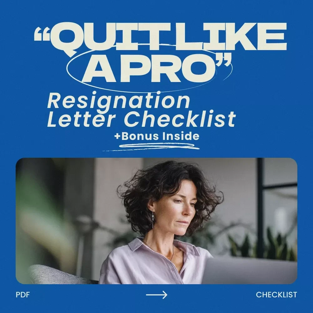 The “Quit Like a Pro” Resignation Letter Checklist – How to Write a Resignation Letter Guide, Professional Job Exit Checklist, Career Transition Printable, Digital Download — video