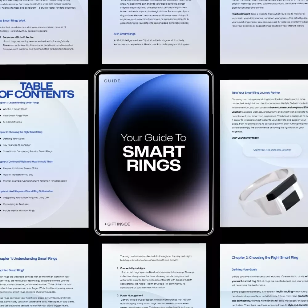 Your Guide to Smart Rings: How to Choose the Perfect Smart Ring for You