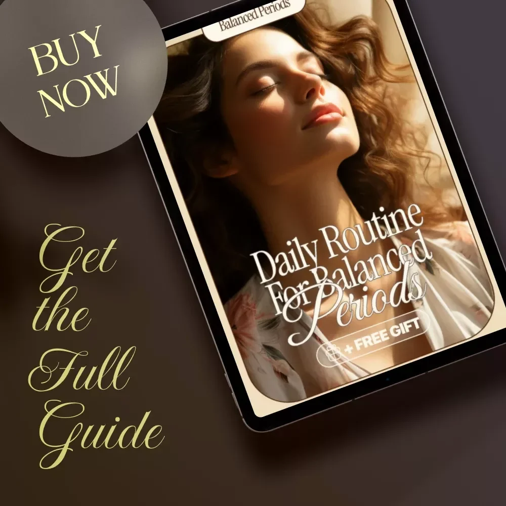 Daily Routine for Balanced Periods | Hormonal Harmony eBook, Cycle Support Guide, Menstrual Wellness Digital Download, Self-Care Checklist