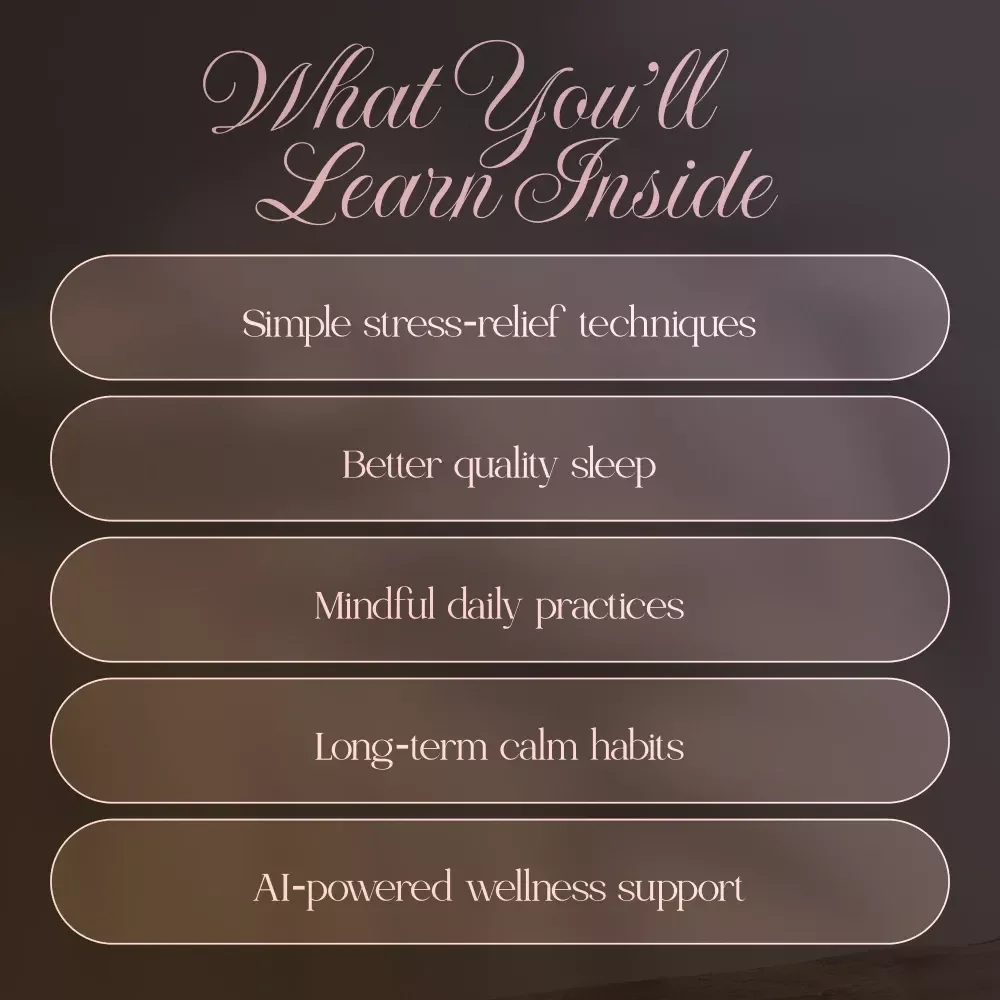 Calm Within Chaos | Stress Relief eBook | Digital Download Guide to Mindfulness, Sleep, Decluttering, and Inner Peace