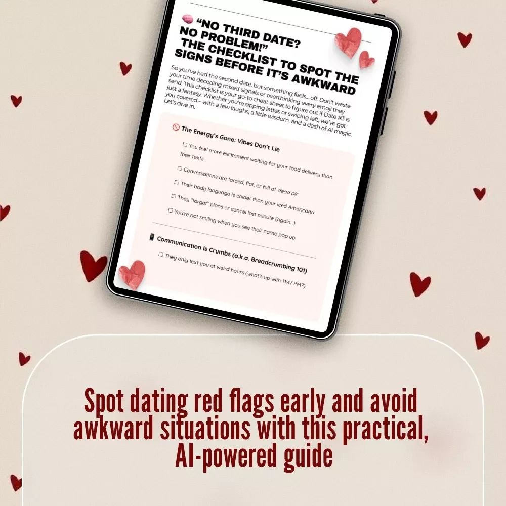 No Third Date? No Problem! The Checklist to Spot the Signs Before It’s Awkward