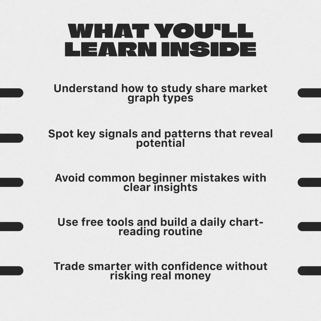 Graph Like a Pro: The Beginner’s Guide to Reading Stock Market Charts — Learn How to Study Share Market Graphs, Spot Trends & Read Candlestick Patterns (Digital Download Guide)