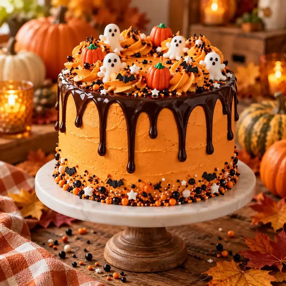 Halloween Drip Cake Design Maker